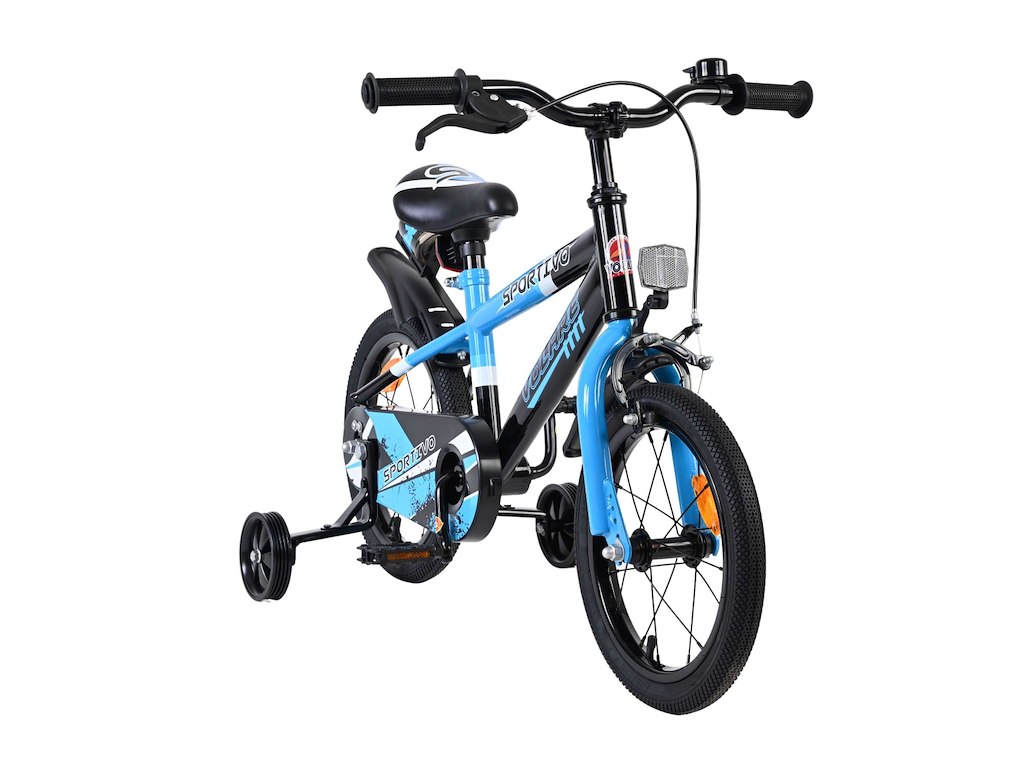 Sportivo   Børnecykel Med Støttehjul   14"   Blå fra Volare