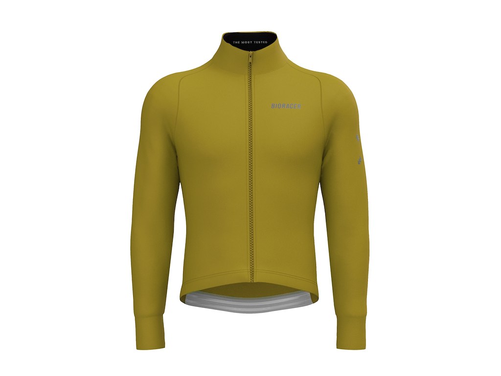 Bioracer Tempest Jakke   Herre   Green Curry   Str. L fra Bio Racer