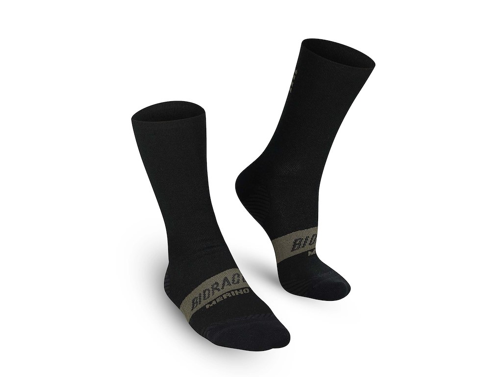 Bioracer Thermal Merino Strømper   Sort   Str. S fra Bio Racer