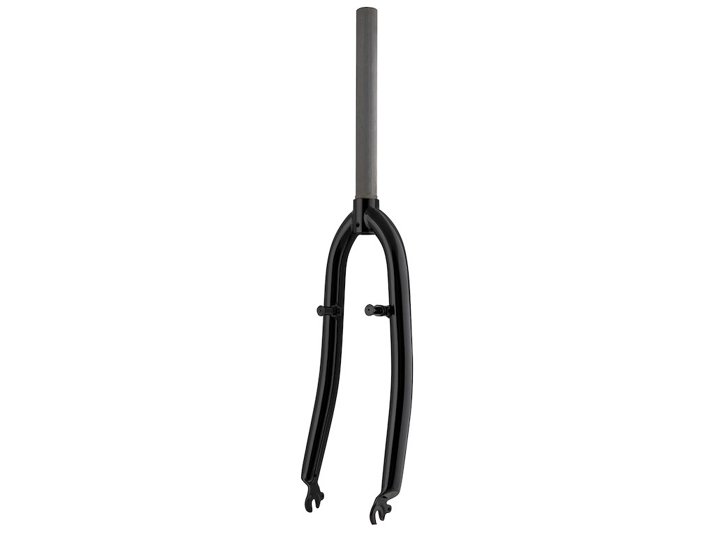 Forgaffel Mtb 26" Ahead 1 1 8" Stål 250 Mm Lang V Bremse   Blank Sort fra Force