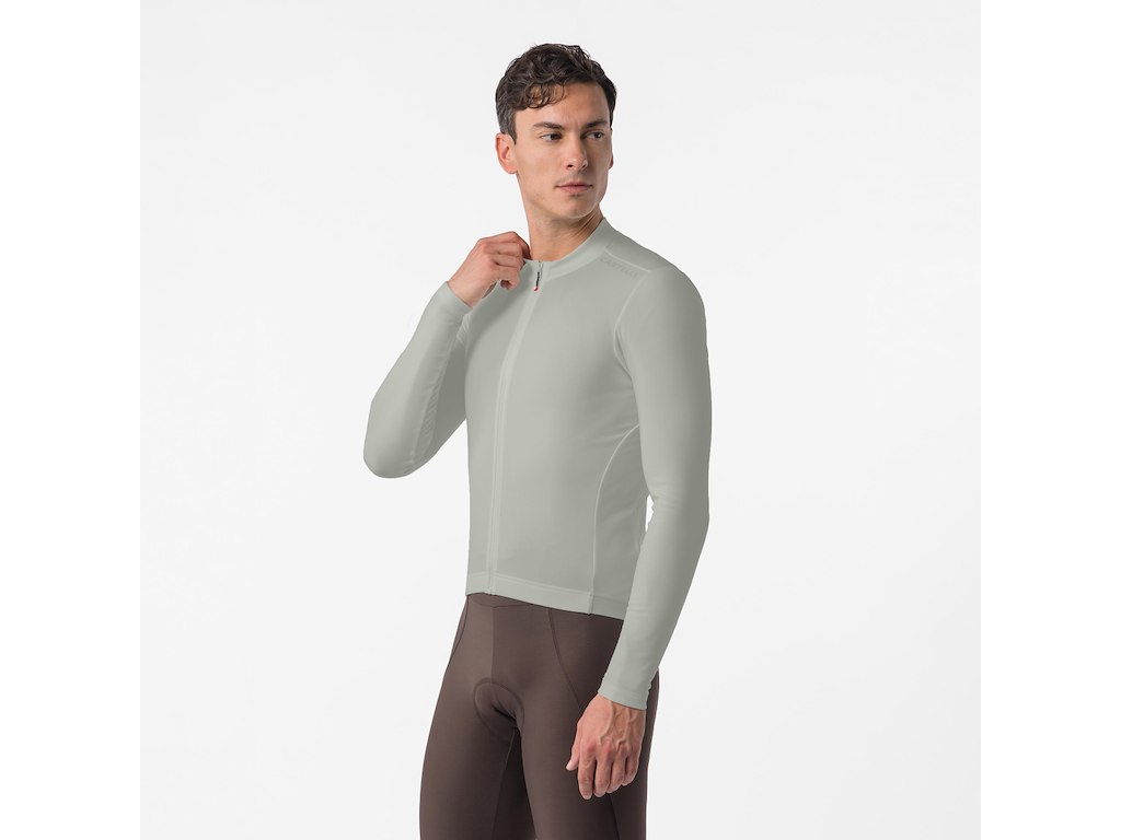 Espresso Thermal 2 Jersey   Cykeltrøje   Lange ærmer   Herre   Shadow   Str. S fra Castelli