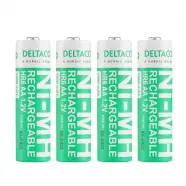 Ultimate Nimh Rechargeable Lr6 Aa Size 1900mah 4pack (sg)   Batteri fra Deltaco