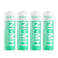 Ultimate Nimh Rechargeable Lr6 Aa Size 2300mah 4pack (sg)   Batteri fra Deltaco