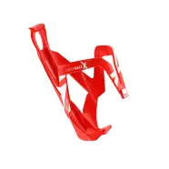 Bottle Cage Custom Racex Red Glossy, White Graphic   Flaskeholder fra Elite