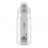 Bottle Jet Green+ Clear Grey Logo 550ml   Drikkeflaske fra Elite