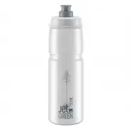 Bottle Jet Green Clear Grey Logo 750ml   Drikkeflaske fra Elite