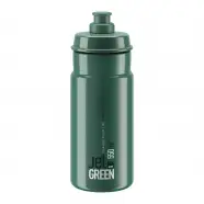 Bottle Jet Green Dark Gr White Logo 550ml   Drikkeflaske fra Elite
