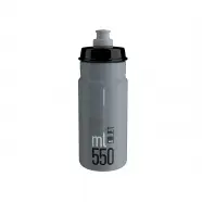 Bottle Jet Grey Black Logo 550ml   Drikkeflaske fra Elite