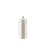 Flaske Fly Tex White Pearly, Grey Logo 550ml   Drikkeflaske fra Elite