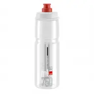 Flaske Jet Klar, Rød Logo 750ml   Drikkeflaske fra Elite