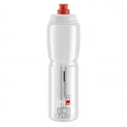 Flaske Jet Klar, Rød Logo 950ml   Drikkeflaske fra Elite
