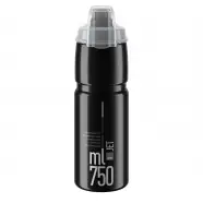Flaske Jet Plus Black, Grey Logo 750ml   Drikkeflaske fra Elite