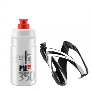 Kit Ceo Black Glossy +bottle Jet 350ml Clear Log Rd   Flaskeholder fra Elite