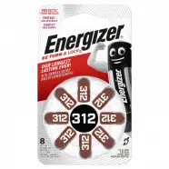 Hearing Aid 312  8 Pack   Batteri fra Energizer