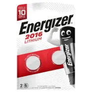 Lithium Miniature Cr2016 2 Pack   Batteri fra Energizer
