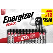 Max Aaa 12 Pack   Batteri fra Energizer
