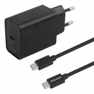 Wall Charger Usb C Pd 20w, 1 M Usb C C Cable,black   Oplader fra Essentials