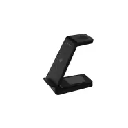 Wireless Charging Stand, 3 In 1, 15 W, 5 W, 3 W   Oplader fra Essentials