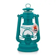 Hurricane Lantern 276 Teal Blu   Lanterne fra Feuerhand