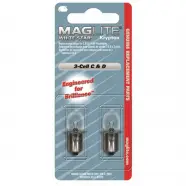 Replacement Lamp Bulb White Star Krypton 3 Cell C & D   2 Stk. fra Maglite