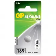 Alkaline 1,5v 189 C1 Lr54 V10ga Knapcelle Batteri fra Gp