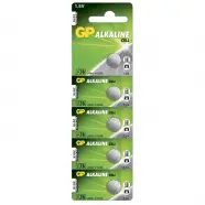 Alkaline 1,5v A76 Lr44 V13ga Knapcelle Batteri   5 Stk. fra Gp