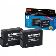 Hahnel   Battery Panasonic Hl Plc12 Twin Pack   Batteri fra Hähnel