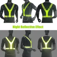 Refleksvest Med For  Og Baglys Active Reflective Vest   Lysvest fra Japcell
