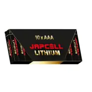 Lithium Aaa Batteries 10 Pcs Pack   Batteri fra Japcell