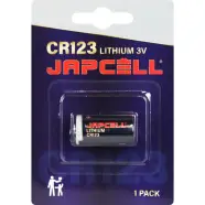 Lithium Cr123 Battery   1 Pcs   Batteri fra Japcell