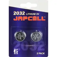 Lithium Cr2032 3v Batterier   2 Stk.   Batteri fra Japcell
