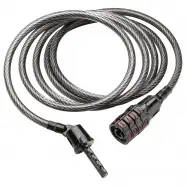 Combo Kabel Keeper 512 Kædelås 5mmx120cm   Cykellås fra Kryptonite