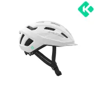 Hjelm Codax Kineticore Matte Full White Uni +net   Cykelhjelm fra Lazer