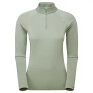 F Dart Xt Zip Neck   Pale Sage   Str. S Eu36 38   Undertrøje fra Montane