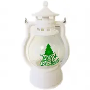 Lille Hvid Led Lanterne   Merry Christmas (white C)   Lanterne fra Muto
