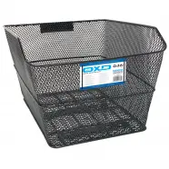Kurv Bag Sort, Inkl. Beslag   Cykelkurv fra Oxc