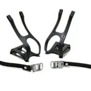 Oxford Atb Tåklamper Og Remme Black (pair)   Cykelreservedele fra Oxc