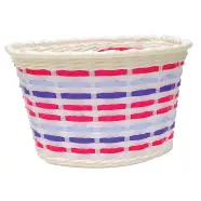 Oxford Basket Front Woven Junior Multi Color   Cykelkurv fra Oxc