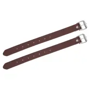 Oxford Læderremme Cykelkurv Brown (pair) One Size   Cykelreservedele fra Oxc