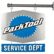 Sign Parktool Service Dept Sds 1 Single Sided   Cykelværktøj fra Park Tool