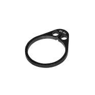 Vibe Bottom Spacer 1 1 8 3 Mm, Skinnende Sort   Cykel Styrfitting fra Pro