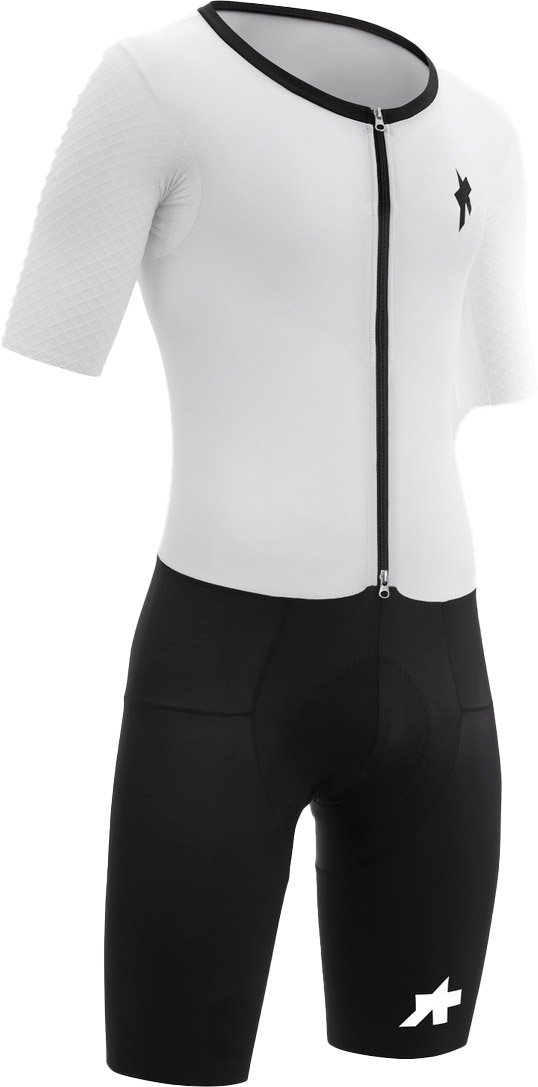 Equipe Rsr Triator Speedsuit S11 Triatlondragt Cykeltrøje Og Cykelbukser   White Series fra Assos