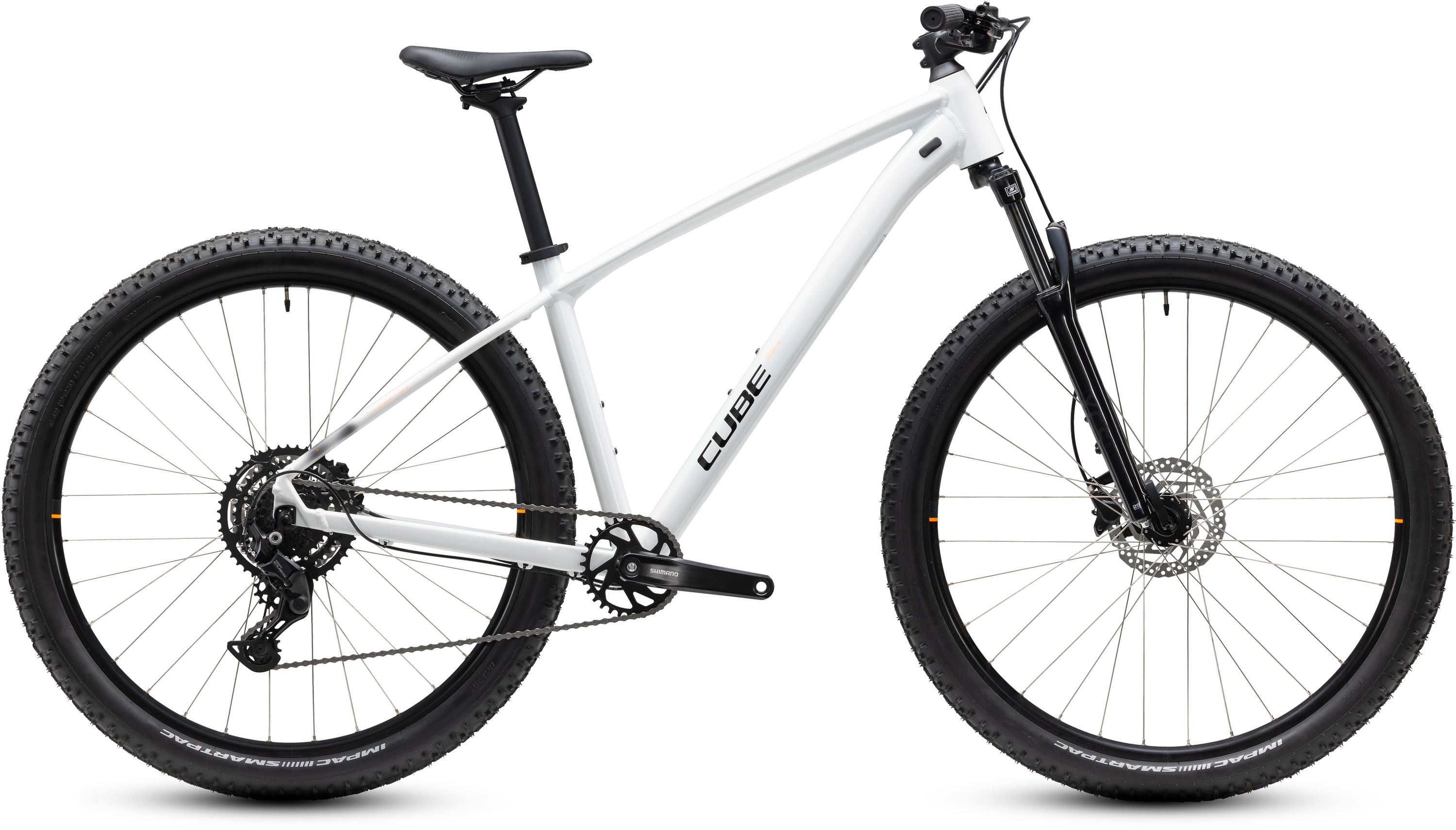 Aim One 27.5" 2027   Metallicwhite´n´black fra Cube