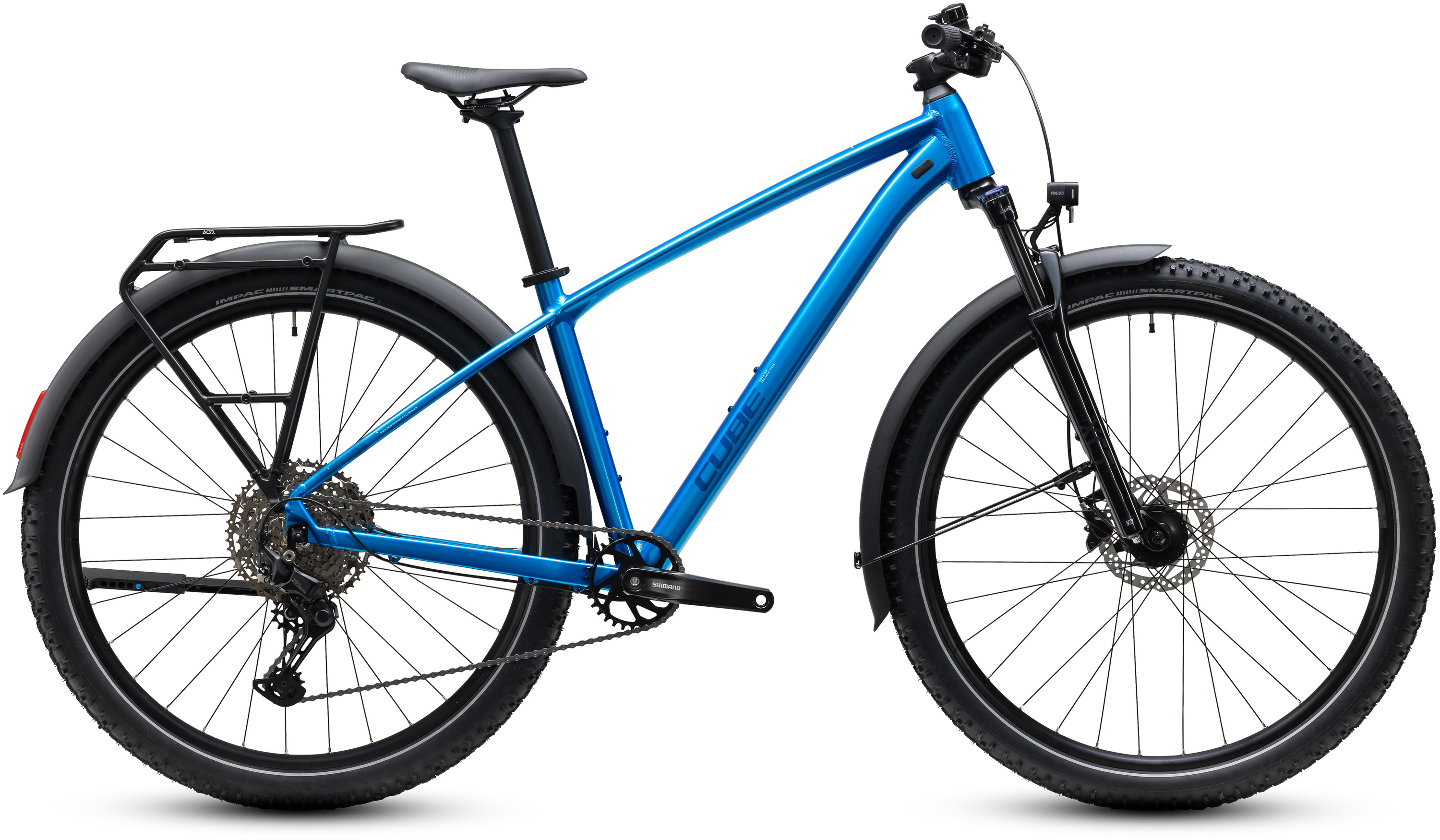 Aim Pro Fe (fully Equipped) 27.5" 2027   Topasblue´n´blue fra Cube