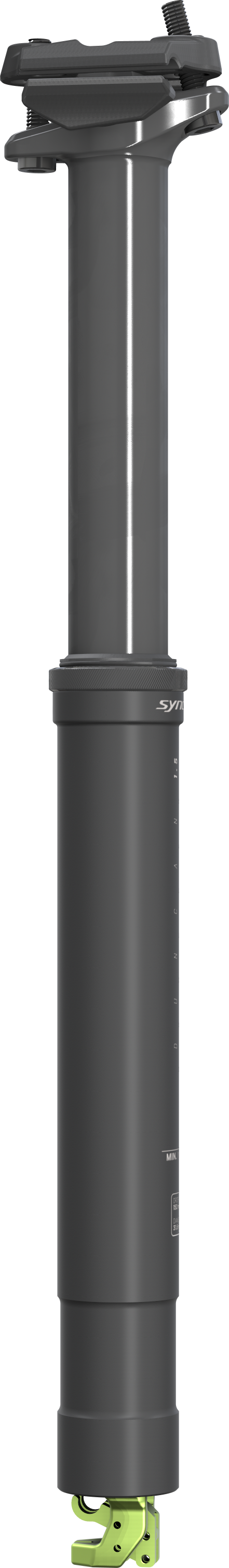 S.post Duncan Dropper 1.5 125mm 200mm Sadelpind   31.6mm   Sort fra Syncros