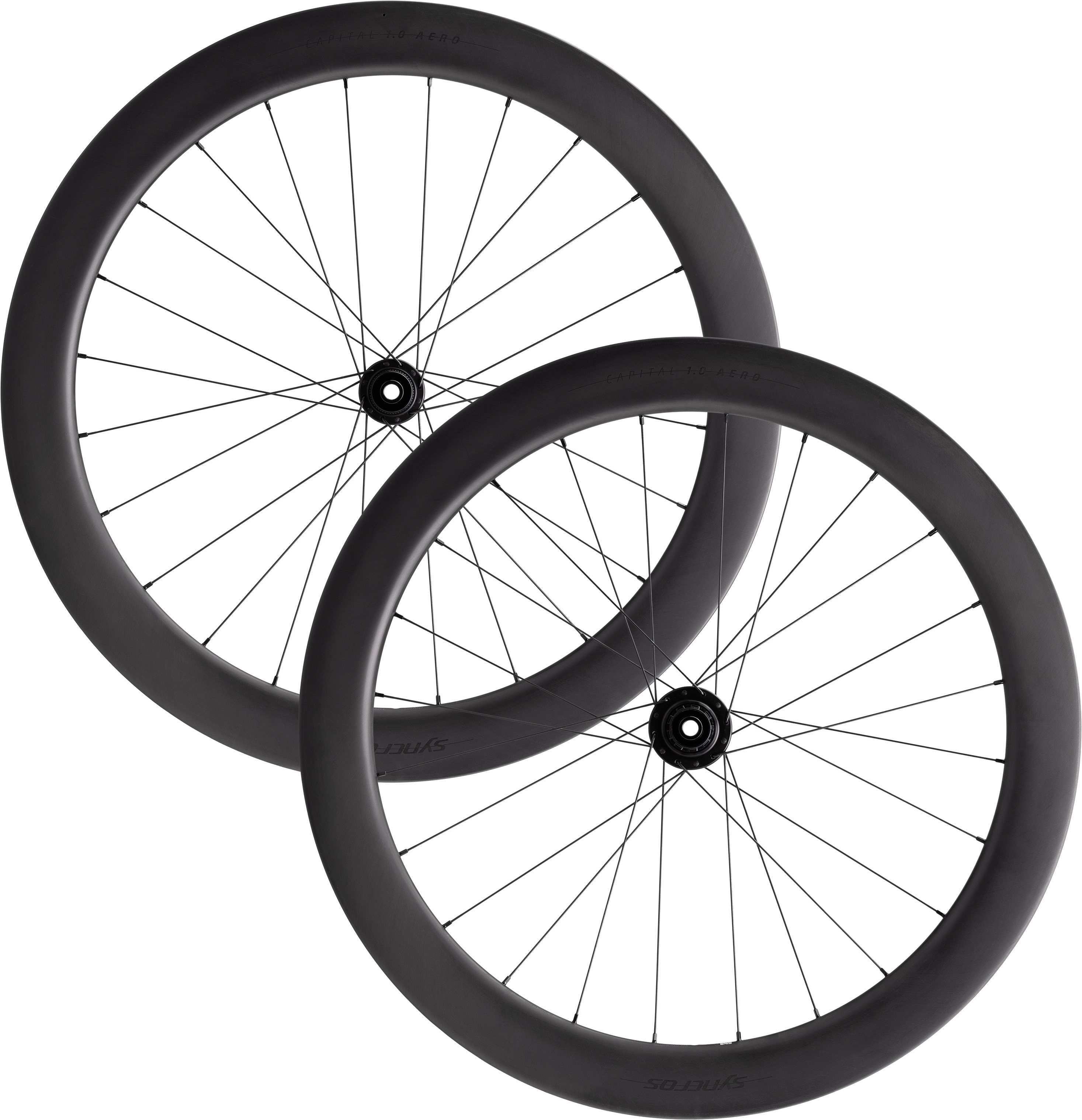 Wheelset Capital 1.0 60 Hjulsæt   700c   Sort fra Syncros