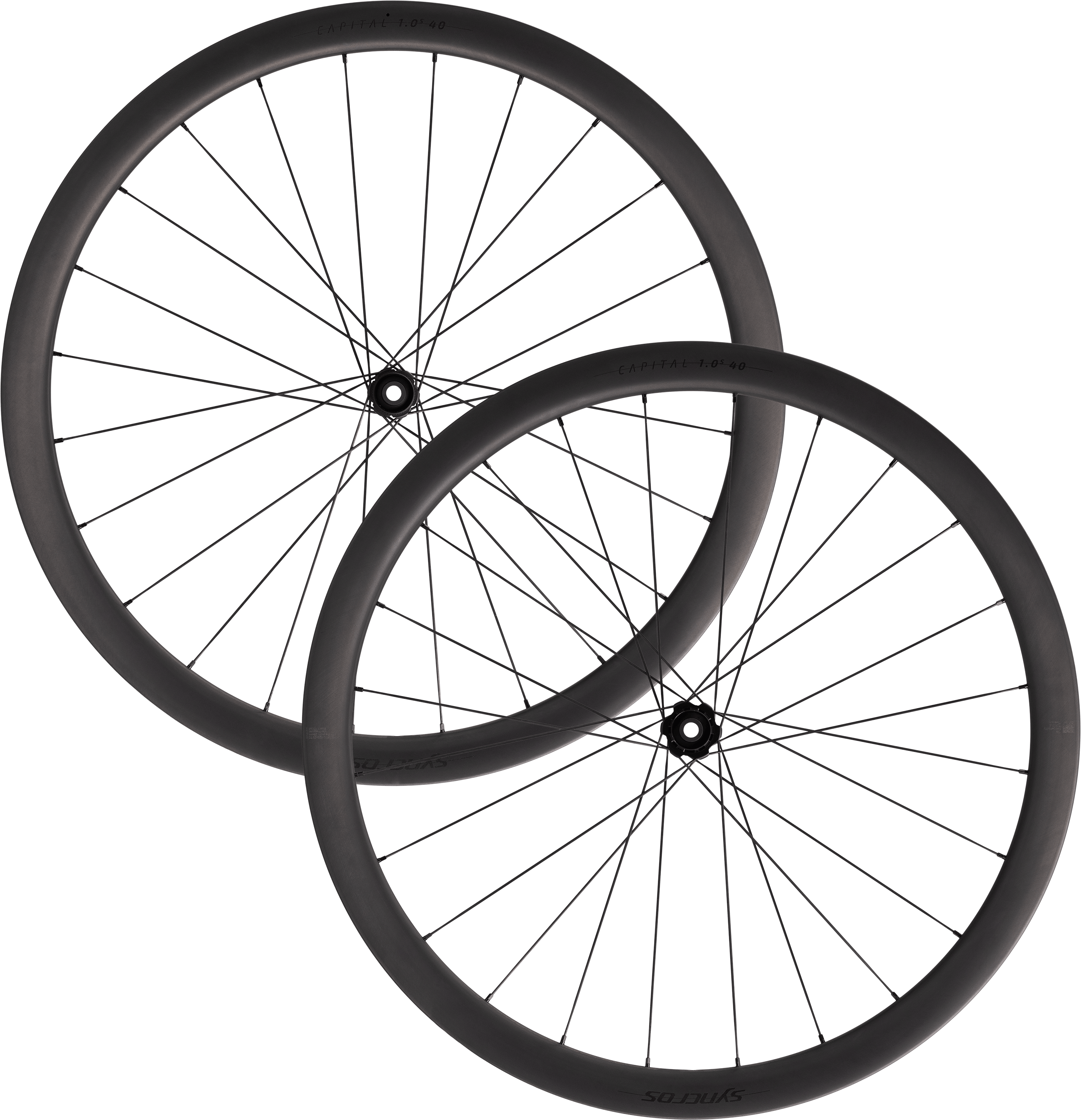Wheelset Capital 1.0s 40 Hjulsæt   700c   Sort fra Syncros