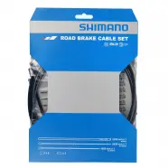 Bremsekabelsæt Racer Rustfri Sort   Cykelreservedele fra Shimano
