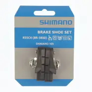 Bromseklods 105 5800 1 Par Sort Cartridge   Cykel Bremseklods fra Shimano