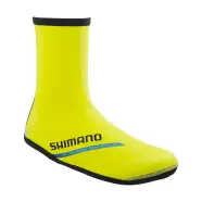 Dual Fit Thermal Shoe Cover Neon Yellow L (size 42 43)   Cykelsko Overtræk fra Shimano